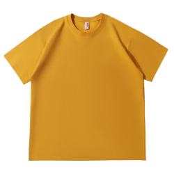 凡客诚品 重磅棉质 短袖上衣  姜黄 2XL