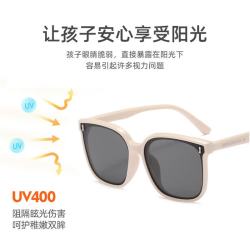 mikibobo 防UV400 儿童太阳镜  亲子儿童款米色