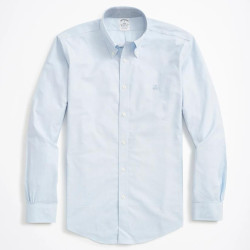 Brooks Brothers Stretch Non-Iron Oxford Button-Down Collar Sport Shirt