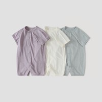 巴厘小猪 婴儿连体衣夏季短袖睡衣新生儿哈衣爬服宝宝衣服