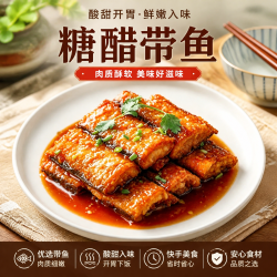 丰华 广西糖醋酥香即食带鱼 250克
