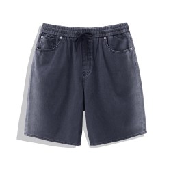 太平鸟 直筒牛仔短裤B1HBE2C05
