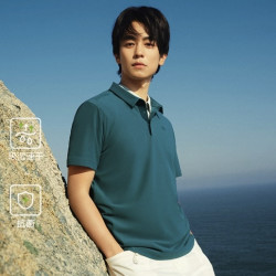 KOLON SPORT 男士POLO衫 吸湿速干 抗菌珠地POLO衫 LHPT6MTT25