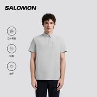 萨洛蒙 男士户外运动POLO衫 抗菌快干 WOVEN POLO C30682