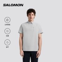 萨洛蒙 男士户外运动POLO衫 抗菌快干 WOVEN POLO C30682