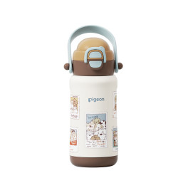 贝亲 儿童学饮吸管保温杯 500ml