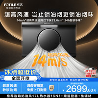 方太 油烟机R1S侧吸式新品14m/s*超高风速秒锁油烟 厨房家用抽吸油烟机25大吸力烟灶联动 CXW-358-R1S