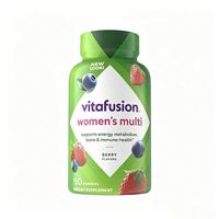PLUS会员:vitafusion 美国进口女士定制复合维生素叶酸补锌片b12元气营养软糖150粒