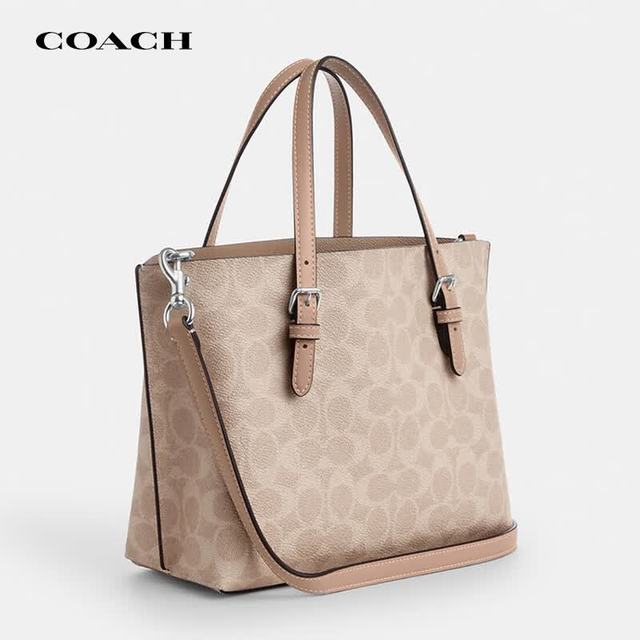 COACH Mollie25单肩包托特包CV965SVPWH