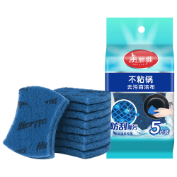 美丽雅 纤维百洁布 5片装 厨房洗碗海绵