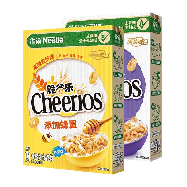 88VIP：雀巢 麦片原味脆谷乐300g+蜂蜜脆谷乐300g