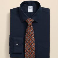 Brooks Brothers 免烫斜纹布艾斯利领男士衬衫
