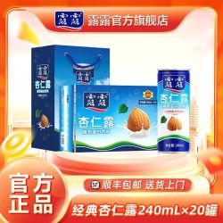 露露 承德露露杏仁露240ml*20罐*2箱礼袋装