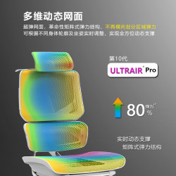 Ergomax Emperor2 PROMAX人体工学电脑椅网椅家用办公椅子电竞椅游戏椅