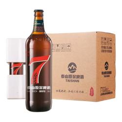 泰山原浆啤酒 7天新鲜 10°P全麦芽 红7双瓶装 精酿啤酒