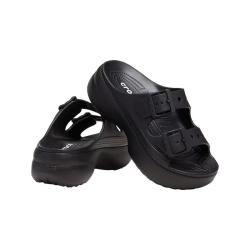 crocs 经典云朵自在女士凉鞋休闲舒适外穿凉鞋 212880 黑色