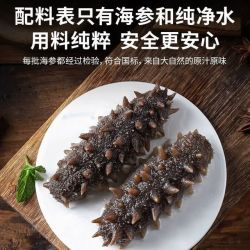 颐口福 即食海参 鲜食大头即食海参30根（约7-9cm）产地直发