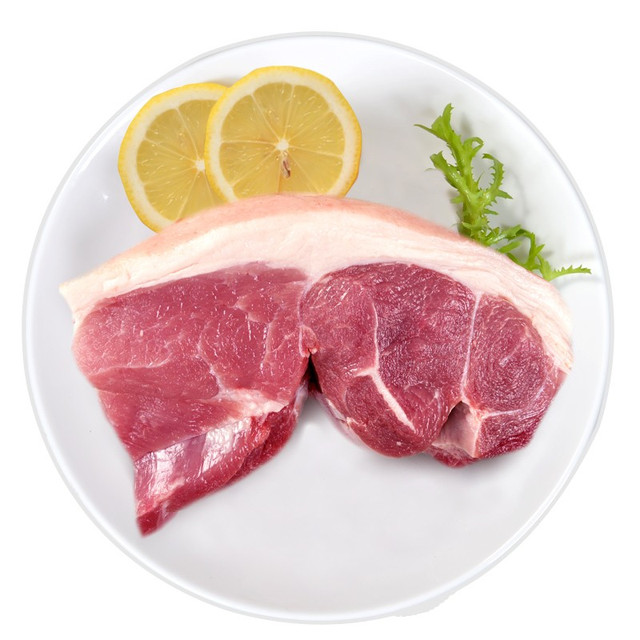金锣 猪去皮后腿肉带膘原切猪腿肉带膘猪瘦肉鱼香肉丝食材 1kg猪后腿肉（带膘）