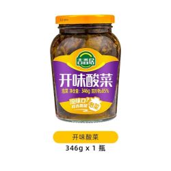 吉香居 开胃酸菜 346g瓶装