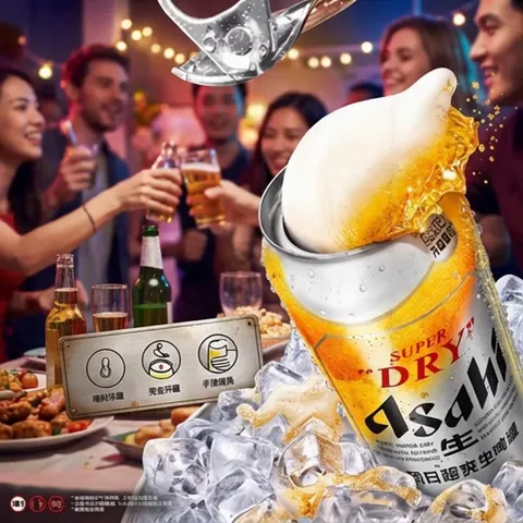 今日必买:asahi 朝日 超爽生啤 485ml*24罐 啤酒