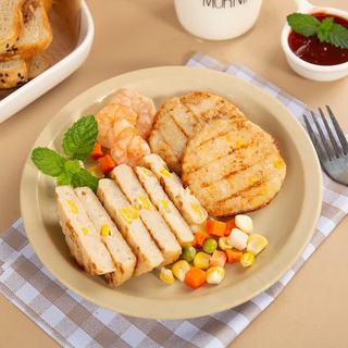 CP正大食品 双蛋白鸡肉鲜虾饼 240g*5袋 水煎鸡排