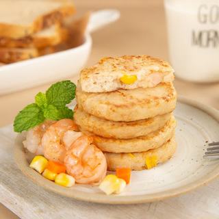 CP正大食品 双蛋白鸡肉鲜虾饼 240g*5袋 水煎鸡排