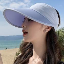 赫卡维 女式大帽檐防晒太阳帽