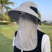赫卡维 防晒护颈遮阳帽女