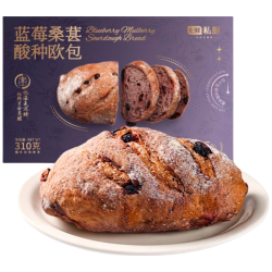 七鲜私厨 蓝莓桑葚酸种欧包 310g