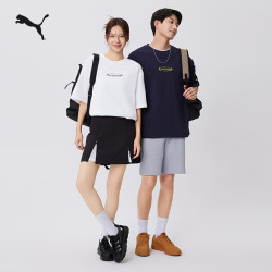 PUMA 男女款纯棉T恤 633853