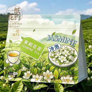 一纸花约 茉莉花茶 冷泡清香型 花果茶
