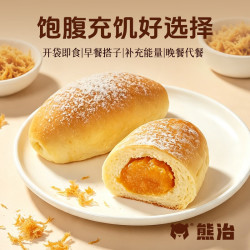 熊治 蛋黄松松面包 40g*10只/箱