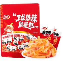 卫龙 魔芋爽素毛肚 香辣味 462g约44包 休闲零食