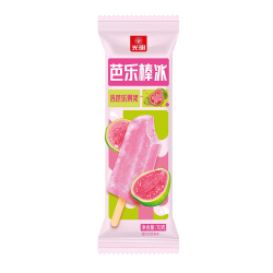 光明牌 芭乐棒冰70g*6支装 冰棍冰激凌冷饮家庭装冰淇淋