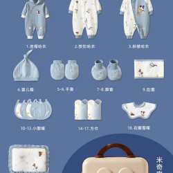 迪士尼 婴儿套装礼盒新生儿衣服送礼刚出生宝宝高档见面送礼物用品