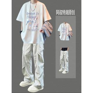 卡度顿 潮流短袖T恤 男士休闲套装