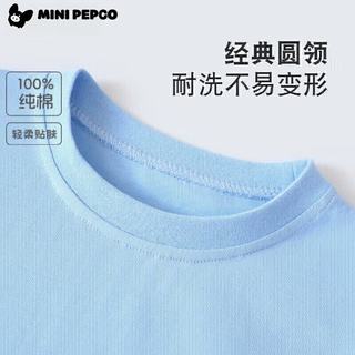 小猪班纳 爱莎公主 纯棉 白色 80cm 儿童短袖T恤