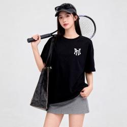 PNJ 夏季爆款女式T恤纯棉户外运动T恤短袖t恤女上衣