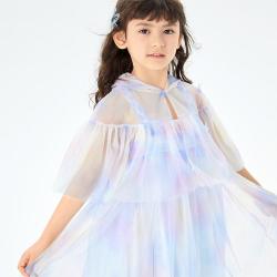 Mini Peace 太平鸟童装两件套裙子夏季女童连衣裙