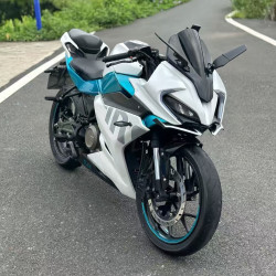 时鲲 春风250SR跑车450SR双缸水冷摩托车NK250街车公路赛趴赛重机跑车 白色