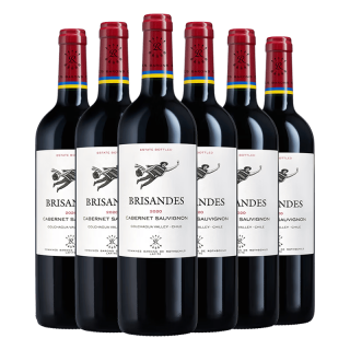 LOS VASCOS 巴斯克酒庄 科查瓜谷赤霞珠干型红葡萄酒 2020年 6瓶*750ml套装 整箱装