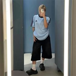 adidas 男款运动T恤
