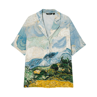 Desigual 梵高印花古巴领女士衬衫