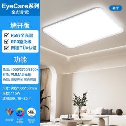 飞利浦 护眼吸顶灯客厅灯全光谱超薄EyeCare115W