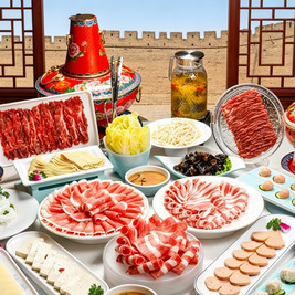 元南门涮肉 豪华涮肉4人餐·搭配齐全老少咸宜