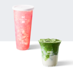 树夏 水漾蜜桃+米乳抹茶