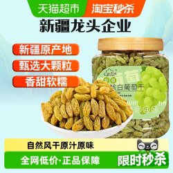 new boundaries 无核白葡萄干500g新疆特产零食果干非特级免洗超大提子干
