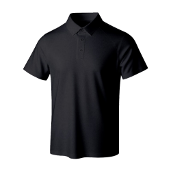 京东京造 polo衫男士短袖t恤男款夏季新款高端衣服 黑色 XL
