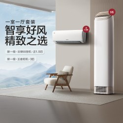 格力 变频冷暖家用空调套装（云锦III+王者）