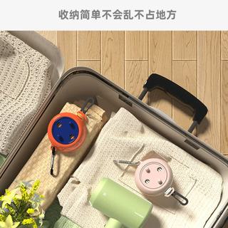 米良品 便携式旅行旋转晾衣绳收纳器 10米长 2套装